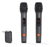 Jbl Sistema Inalámbrico 2  Micrófonos  Receptor Doble Canal Color Negro