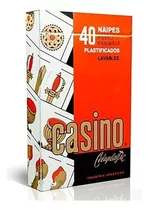 Naipes Casino Mazo X 40 Cartas X 1 Un. (color Rojo / Azul)