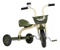Triciclo Menino Infantil Verde Cesto Motoca Bicicleta