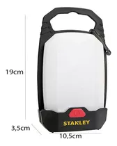 Farol Led Stanley 150 Lumens Recargable Usb 4 Funciones Color Negro