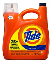 Detergente Líquido Tide Aroma Original 4.55 L, 107 Lavadas