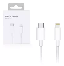 Cable Usb C Carga Rápida Para iPhone 11 12 13 14 Compatible Color Blanco