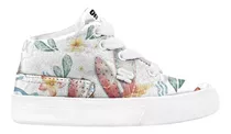 Zapatilla Urbana Spiral Niño Lona Canvas Estampadas Surf 