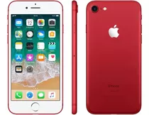  iPhone 7 128 Gb Vermelho C/ Carregador Garantia Excelente 