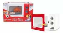 Brinquedo Microondas Infantil Mini Chef Xalingo Cor Branco