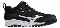 Spikes Beisbol Softbol Mizuno Ambition 2 Mid Negro