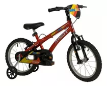 Bike Infantil Athor Aro 16 Baby Boy Masculina Com Rodinha 