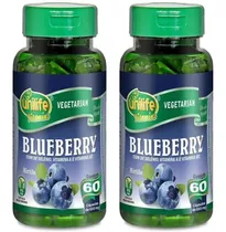 Kit 2 - Blueberry Puro Unilife Mirtilo 60 Cápsulas 500mg