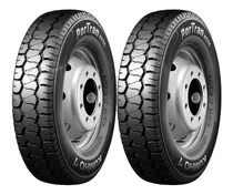 Kit 2 Neumaticos Kumho 550 R13 Kc55 8 Telas Para Kia Cava6c