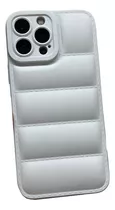 Funda Puffer Con Protector De Camara Para iPhone 13 Pro Max