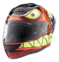 Casco Integral Moto Ls2 352 Rookie Rampage Spoiler Brillo