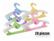 20pcs Perchas Para Niños Perchas De Guardería Retráctiles