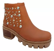 Botas Con Flecos, Gamuzadas, Base Borcego