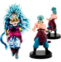 Muñeco Broly Blue Con Cola Dragón Ball Z Coleccionable -kubo