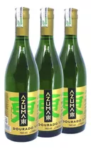 3x Saquê Seco Azuma Kirin Dourado 740ml 