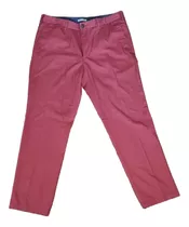 Pantalon Hombre Marca Nautica- Color Ladrillo- 36w X 32l