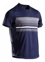 Camiseta Manga Corta Transpirable Artengo Tts100, Azul