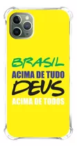 Capinha Brasil Acima De Tudo, Deus Acima De Todos Amarelo