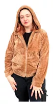 Campera De Piel Peluche En 6 Talles, Forro De Friza Axioma