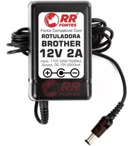 Fonte 12v 2a Pra Rotulador Brother Etiqueta P-touch Pt-p750w