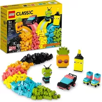 Lego Classic Diversão Neon Criatriva 333 Peças 11027