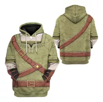 Sudadera Con Capucha De The Legend Of Zelda Para Cosplay Par