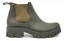 Botas Mujer De Goma Impermeables Casuales De Lluvia Livianas