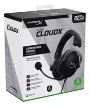 Auriculares Hyperx Cloudx Para Juegos Xbox Color Negro Color De La Luz Sin Luz