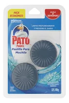 Pato Bloque Azul Para Mochila Inodoro Blister Doble