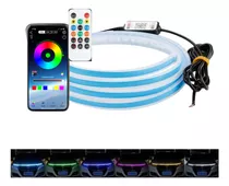 Tira Luz Led Rgb Bluetooth +control Para Capot Maleta 12-24v