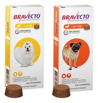 Bravecto Cães Kit Com 1cx De 2 A 4,5kg E 1cx De 4,5 A 10 Kg