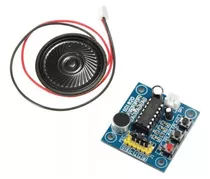 Gravador Voz Player Som Isd1820 Com Alto-falante For Arduino