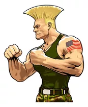 Street Fighter  Jazwaresing Guile Player Select.