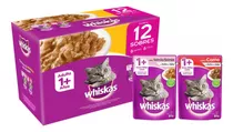 Alimento Húmedo Para Gato Adulto Whiskas Pack X12 Und 85g