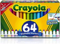 Juego De Rotuladores Lavables Crayola Para Niños