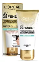Protector Solar Fps50+ L'oréal Paris Uv Defender Anti-brillo