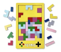 Tetris De Madeira Jogo E Brinquedo Educativo  De Montar