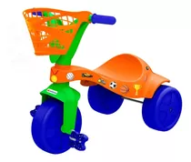 Triciclo Infantil Esportes Com Cestinha P/ Brinquedo Xalingo