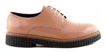 Abotinado Zapato Mujer Cuero Briganti Goma - Mccz03478 Ch 