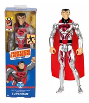 Muñeco Superman Dc Figura Liga De La Justicia Mattel 30 Cm