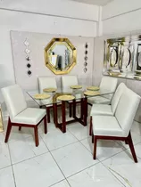 Espectacular Comedor De 6 Sillas En Venta, En Pino Americano