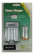 Baterías Recargables Aaa Sony 2 Pilas + Cargador Multiuso