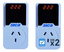 Protector Sica Alta Baja Tensión Heladera 10a 220v Pack X 2