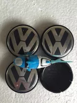 Kit 4 Centro Rin Volkwagen Jetta Beetle Golf Passat 65mm