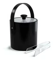 Hielera Classic Plástico Reforzado Con Pinza 1,5 Litros F Color Negro