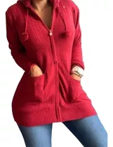 Chaleco Suéter Sweater Abrigo Chiporro Dama Mujer Invierno