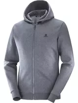 Campera Salomon Logo Lt Fz Hoodie Ii M - 17704