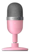 Micrófono Razer Seiren Mini Condensador Streaming Usb Rosa