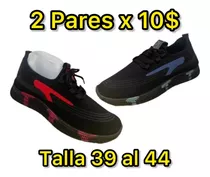 Zapatos Deportivos Gomas Económicos Talla 39 Al 44