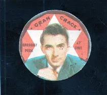 Gran Crack 1957, Figurita N° 47 Gregory Peck, Actor. Mira!!!